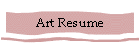 Art Resume
